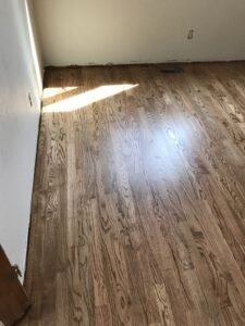 jacobean stain refinished floor