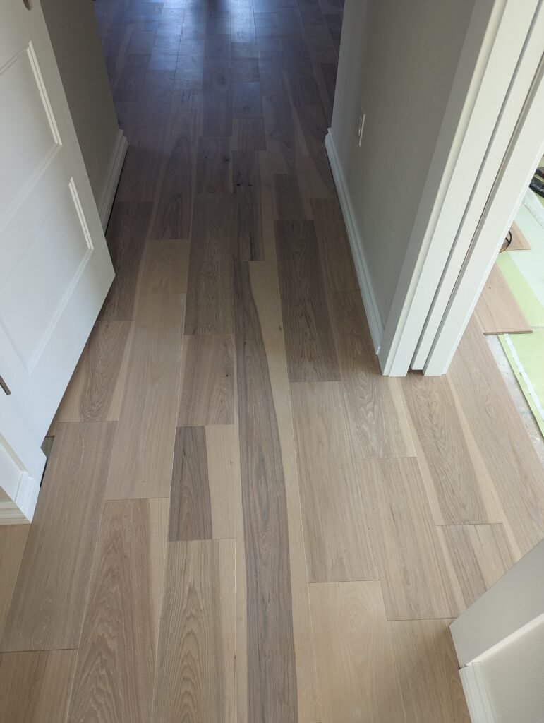 White oak engineered wood